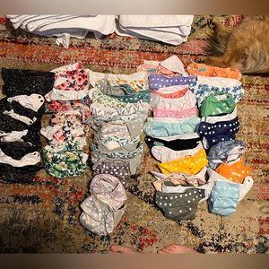 Full lot of cloth diapers
